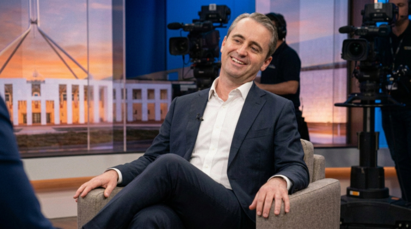 Matt Comyn in studio